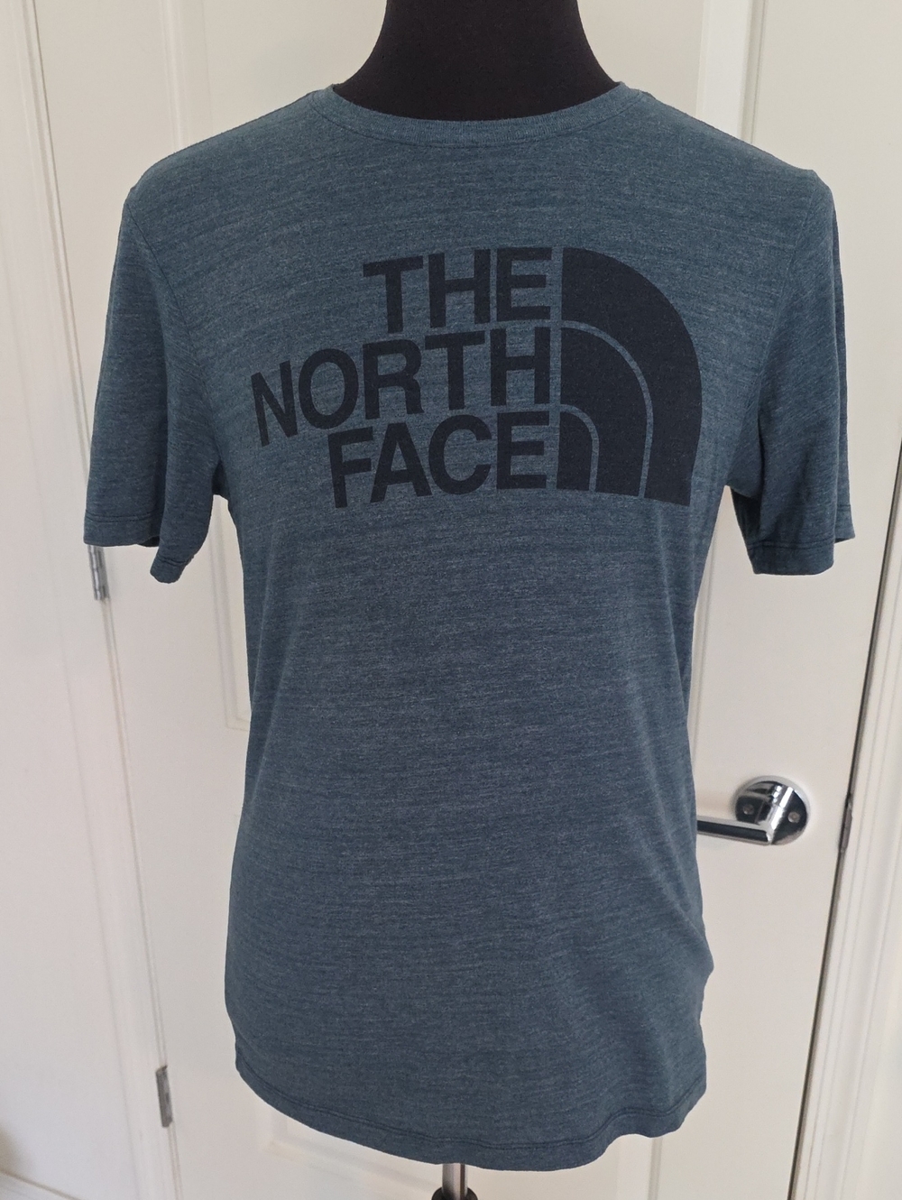 The North Face Men’s Heather Slate Blue Logo Tee